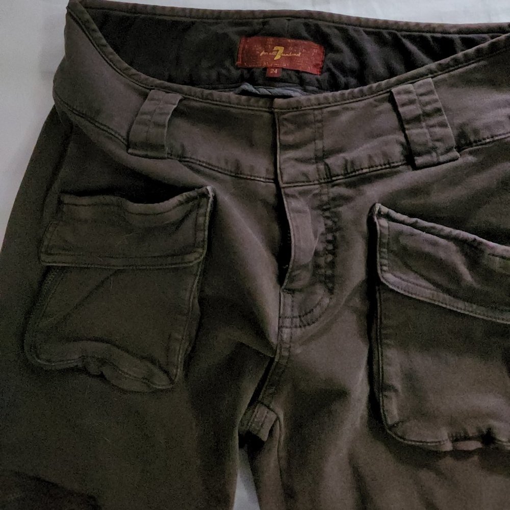 7 For All Mankind Aviator cropped pants 24
